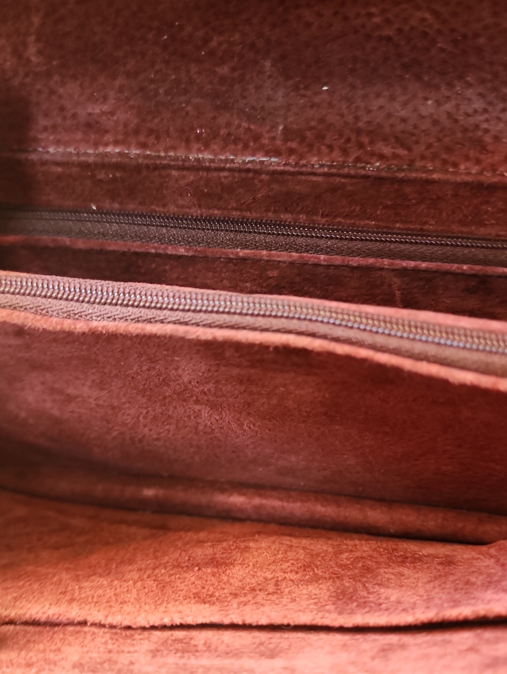 EEL SKIN AND LEATHER PURSE (Royal Huck) - Picture 3 of 6